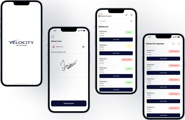 Velocity Pro Network mockup